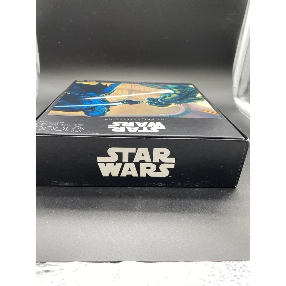 Used Star Wars Fine‎ Art Collection 1000 Piece Puzzle Luke vs Vader Buffalo RARE